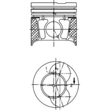Piston CITROEN C1 (PM_, PN_), Hatchback, 06.2005 - 09.2014 Kolbenschmidt 40469600