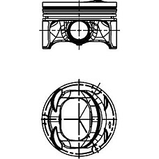 Piston 7701 050 se potriveste. AUDI A1 SEAT ALHAMBRA IBIZA IV SC SKODA FABIA II VW BEETLE CC B7 EOS GOLF PLUS V GOLF V GOLF VI J VW TOURAN (1T3), Dubita, 05.2010 - 05.2015 Kolbenschmidt 40846620