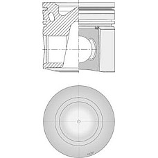 Piston SCANIA CITYWIDE K BUS LPGRS N BUS OMNIEXPRESS DC07.101-DC07.113 10.13- Kolbenschmidt 41 948 600