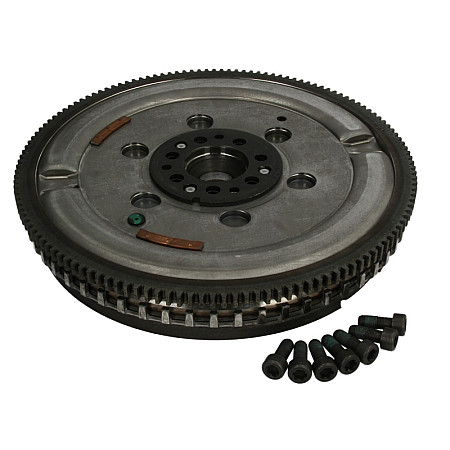 Volanta cu masa dubla manual cu kit de surub cu placa de reglare a frecarii fara rulment de ghidare RENAULT LA RENAULT LAGUNA III Grandtour (KT0/1), Turism, 10.2007 - 12.2015 LUK 415 0419 10