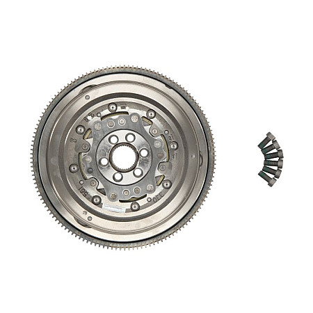 Volanta cu masa dubla 7-viteza-transmisie dublu ambreiaj 293mm fara placa de reglare a frictiunii fara rulment de ghidare pentru VW TIGUAN (5N_), Crossover, 09.2007 - 07.2018 LUK 415 0615 09