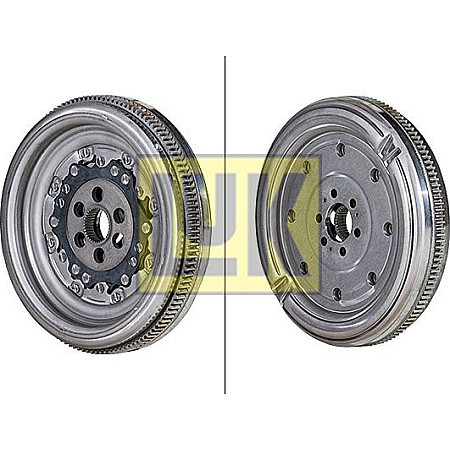 Volanta cu masa dubla transmisie dublu ambreiaj fara surub AUDI A3 TT SEAT ALHAMBRA ALTEA ALTEA XL LEON LEON S VW CADDY IV (SAA, SAH), Box/MPV, 05.2015 - LUK 415 0744 09