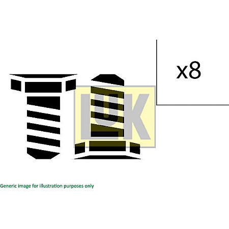 Set surub. volanta Set de surub volant MERCEDES A W176 B SPORTS TOURER W246 W242 C C204 C CL203 C W203 C W204 MERCEDES-BENZ CLK (C209), Compartiment, 05.2002 - 03.2010 LUK 411 0150 10