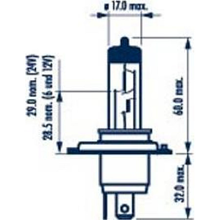 Bec, far faza lunga FORD ESCORT V (ALL), Sabrioleta, 07.1990 - 01.1995 Narva 488612100