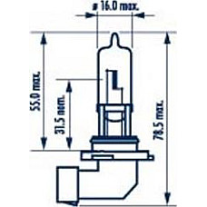 Bec, far faza lunga DAIHATSU COPEN (L880_, L881_), Sabrioleta, 03.2002 - 09.2012 Narva 486163000