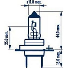 Bec, far faza lunga SMART ROADSTER (452), Compartiment, 04.2003 - 11.2005 Narva 483393000