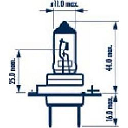 Bec, far faza lunga RENAULT TRUCKS D, 01.2013 - Narva 487283000