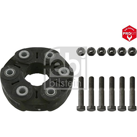 Articulatie. cardan Cuplarea elastica a arborelui elicei din fata surub BMW 1 E81 1 E82 1 E87 1 E88 1 F20 1 F2 BMW 5 Touring V (E61), Turism, 03.2004 - 12.2010 Febi Bilstein 43482