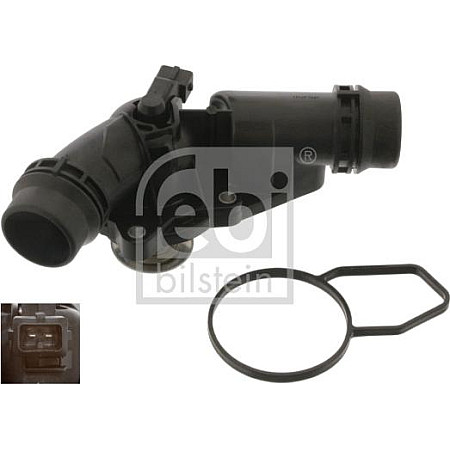 Termostat.lichid racire Termostat sistem racire 97C in carcasa BMW 3 E46 5 E39 5 E60 5 E61 7 E38 7 E65 E66 E67 X BMW 3 Touring IV (E46), Turism, 06.1999 - 07.2005 Febi Bilstein 43624