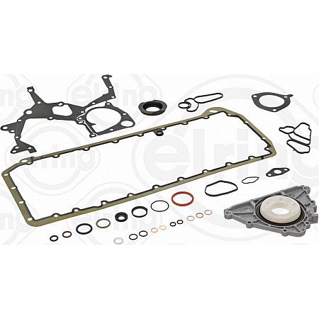 Set garnituri. carter Complete engine gasket set - crankcase BMW 3 E90 3 E91 3 E92 3 E93 5 E60 5 E61 6 E63 6 E64 7 E65 E66 BMW X6 (E71, E72), Crossover, 06.2007 - 07.2014 Elring 428.690