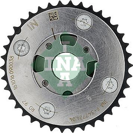 Regulator ax cu came Camshaft phasing pulley fits. BMW 1 F20 1 F21 2 F22 F87 2 F23 3 F30 F80 3 F31 3 GRAN TURISMO F34 4 F32 F82 BMW 2 (F22, F87), Compartiment, 10.2012 - INA 427 1034 10