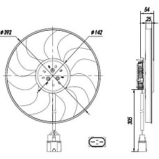Ventilator. radiator Ventilator radiator AUDI A1 SEAT IBIZA IV IBIZA IV SC IBIZA IV ST TOLEDO IV SKODA FABIA II F SKODA FABIA II (542), Hatchback, 12.2006 - 12.2014 NRF 47926