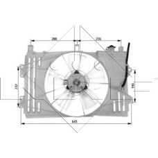 Ventilator. radiator Ventilator radiator Dreapta cu carcasa se potriveste. TOYOTA COROLLA COROLLA VERSO 1.4-1.6-1.8 08.01-03.09 TOYOTA COROLLA IX (_E12_), Turism, 03.2001 - 12.2008 NRF 47053