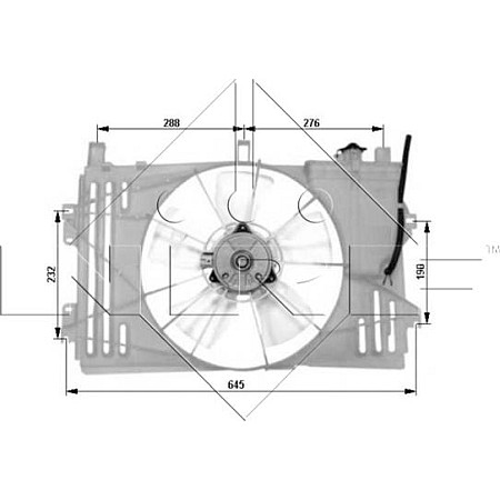 Ventilator. radiator Ventilator radiator Dreapta cu carcasa se potriveste. TOYOTA COROLLA COROLLA VERSO 1.4-1.6-1.8 08.01-03.09 TOYOTA COROLLA IX (_E12_), Turism, 03.2001 - 12.2008 NRF 47053