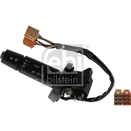 Bloc lumini de control Comutator combinat sub volan Claxon Indicatorii lumini stergatoare negru MAN FOCL HOCL LIO MAN LIONS REGIO, Autobuz, 01.2004 - Febi Bilstein 47348