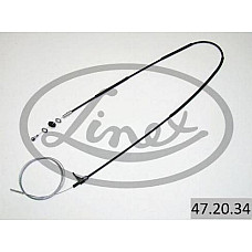 Cablu acceleratie Dimensiune. 3945-1281 VOLKSWAGEN Transporter DS. 82- VW TRANSPORTER III (253), Autobuz, 05.1979 - 07.1992 Linex 47.20.34