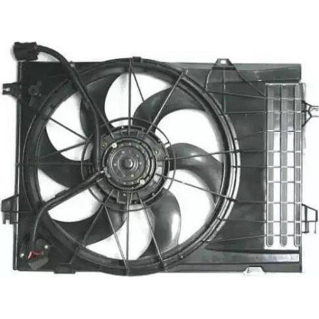 Ventilator. radiator Ventilator radiator cu carcasa HYUNDAI TUCSON KIA SPORTAGE II 2.7 08.04- HYUNDAI TUCSON (JM), Crossover, 06.2004 - NRF 47286