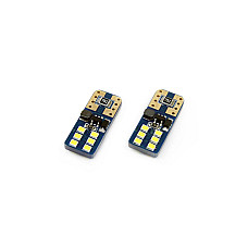 Set becuri auto cu LED CANBUS UltraBright compatibil T10e W5W 12 SMD Alb 12/24V, destinat competitiilor auto sau off-road