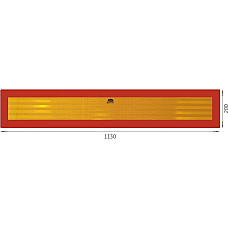 Placuta reflectorizanta pentru camioane 113x20 cm