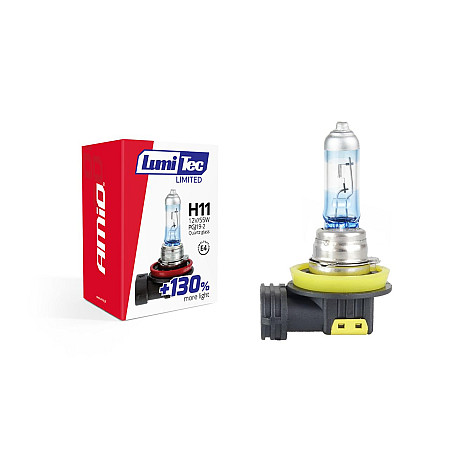 Bec halogen H11 12V 55W LumiTec LIMITED + 130%