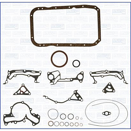 Set garnituri. carter Complete engine gasket set - crankcase CHRYSLER LE BARON SARATOGA VOYAGER II MITSUBISHI PAJERO I PAJ PLYMOUTH VOYAGER / GRAND VOYAGER, Dubita, 01.1995 - 03.2001 Ajusa 54064400