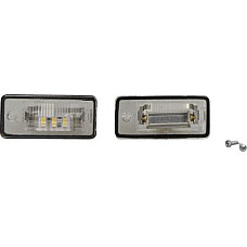 Iluminare numar de circulatie Licence plate lamp LED 2 pcs. set AUDI A3 8P A4 B6 A4 B7 A6 C6 A8 D3 Q7 4L 11.00-08.15 AUDI A5 (8T3), Compartiment, 06.2007 - 01.2017 BLIC 5402-003-07-900