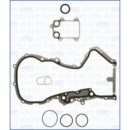 Set garnituri. carter Complete engine gasket set - crankcase AUDI A1 A3 SKODA FABIA II OCTAVIA II RAPID VW GOLF PLUS V GOL VW TOURAN (1T1, 1T2), Dubita, 02.2003 - 05.2010 Ajusa 54134900