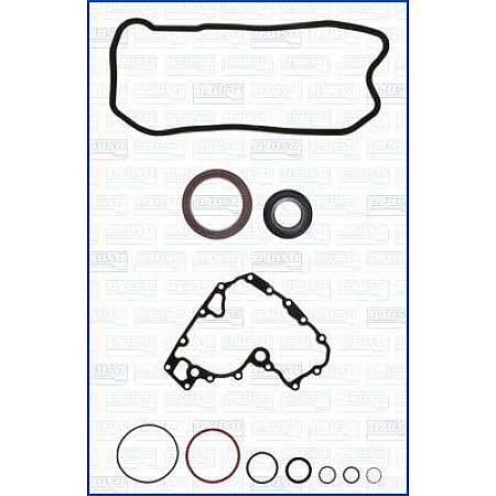 Set garnituri. carter Complete engine gasket set - crankcase IVECO DAILY III DAILY IV DAILY VI 2.3D 09.02- IVECO DAILY III (DAILY-2000), Cadru de sprijin, 03.1998 - 10.2009 Ajusa 54254600
