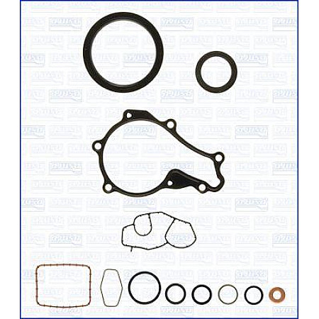 Set garnituri. carter Complete engine gasket set - crankcase FORD FIESTA V FOCUS II FOCUS III MONDEO V TOURNEO COURIER B46 FORD FIESTA V (FIESTA/JC3 / JC), Van, 05.2002 - 12.2010 Ajusa 54233500
