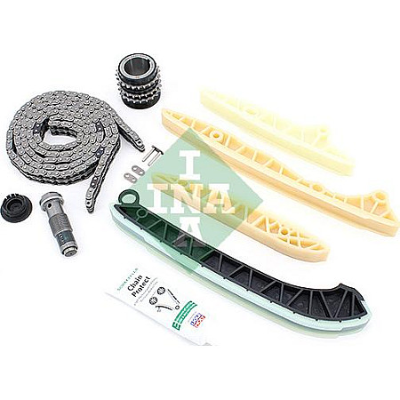 Chit lant de distributie Timing set chain sprocket MERCEDES C CL203 C T-MODEL S203 C T-MODEL S204 C W203 C W204 CLC CL203 MERCEDES-BENZ SPRINTER 5-t (906), Cadru de sprijin, 06.2006 - INA 559 0094 10