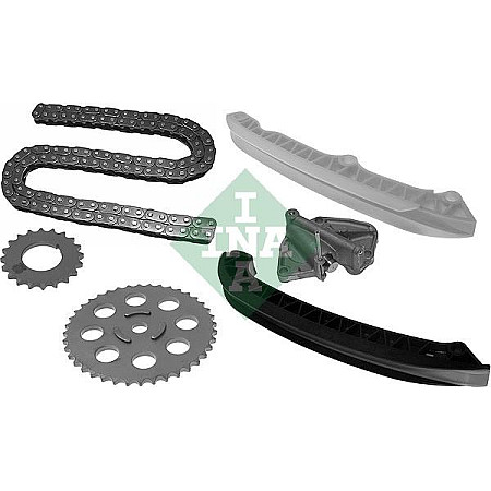 Chit lant de distributie Timing set chain sprocket SEAT IBIZA III SKODA FABIA I FABIA I PRAKTIK FABIA II VW FOX POLO TIGU VW POLO (9N_), Hatchback, 10.2001 - 10.2014 INA 559 0078 10