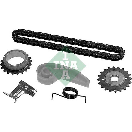 Set lant, antrenare pompa ulei TOYOTA COROLLA RUMION (_E15_), Hatchback, 09.2007 - INA 559 0121 10