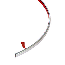 Banda ornament crom adeziva Carpoint - 8m x 6mm