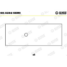 Cuzinet. arbore Bucsa de prindere suprafata de otel acoperita cu sinter de bronz se potriveste. IVECO ZETA FIAT 1000 160-XX 180- FIAT Series 75, Cadru de sprijin, 01.1972 - 12.1983 Glyco 55-4282 SEMI