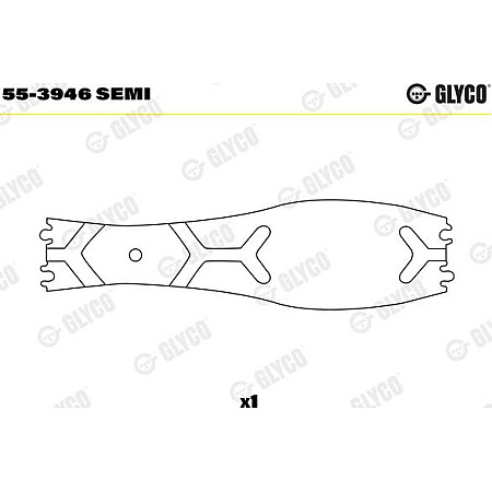 Cuzinet. arbore Bucsa de prindere suprafata de otel acoperita cu bronz MAN CLA FOCL HOCL L2000 LION S INTERCITY L MAN L2000 (L33/L2000), 06.1993 - Glyco 55-3946 SEMI