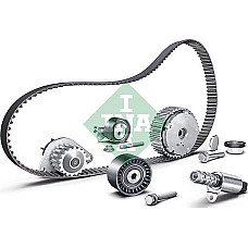 Set dispozitiv de ajustare a arborelui cu came Set de distributie curea intinzator pompa de apa CITROEN C2 C3 I PEUGEOT 206 SW (2E/K), Turism, 07.2002 - INA 560 0006 10