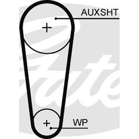 Set pompa apa curea dintata Timing set belt water pump AUDI A1 A3 A4 B9 A5 Q2 Q3 CUPRA FORMENTOR LEON LEON SPORTSTOURER SEAT LEON ST (5F8), Turism, 09.2012 - Gates KP15683XS-2