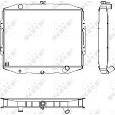 Radiator. racire motor Radiator motor se potriveste. HYUNDAI GALLOPER I GALLOPER II 2.5D-2.6D-3.0 HYUNDAI GALLOPER II (JK-01), Crossover, 02.1997 - 12.2003 NRF 504125