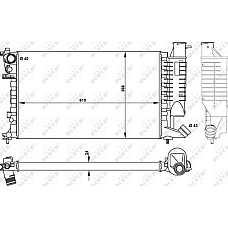 Radiator. racire motor Radiator motor se potriveste. CITROEN ZX PEUGEOT 306 2.0 PEUGEOT 306 (7D, N3, N5), Sabrioleta, 01.1994 - 04.2002 NRF 50425