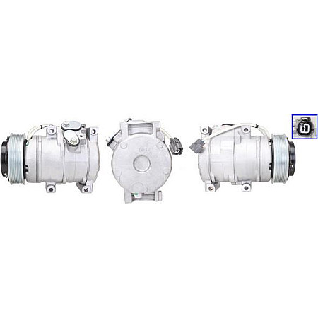 Compresor, climatizare HONDA ACCORD VII Tourer (CM, CN), Turism, 04.2003 - 05.2008 Elstock 51-0569