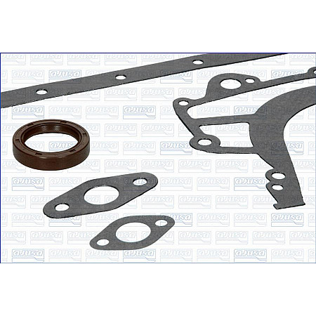 Set garnit complet. motor Complete set of engine gaskets VW CALIFORNIA T4 CAMPER LT 28-35 II LT 28-46 II TRANSPORTER IV VW LT 28-46 II (2DC, 2DF, 2DG, 2DL, 2DM), Cadru de sprijin, 04.1996 - 07.2006 Ajusa 51017000
