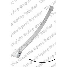 Pachet arc cu foi Leaf spring rear no.of blades. 1x740 MERCEDES SPRINTER 35-T B906 1.8-3.5 06.06- MERCEDES-BENZ SPRINTER 3,5-t (906), Van, 06.2006 - Lesjofors 5856830