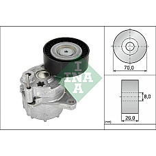 Intinzator.curea transmisie Multi-V belt tensioner MERCEDES C CL203 C T-MODEL S202 C T-MODEL S203 C T-MODEL S204 C W202 C MERCEDES-BENZ SPRINTER 3-t (903), Van, 01.1995 - 05.2012 INA 534 0481 10