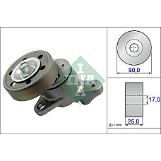 Intinzator curea, curea distributie TOYOTA AVENSIS II (_T25_), Hatchback, 03.2003 - 11.2008 INA 534 0437 10