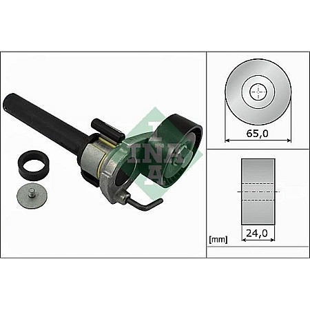 Intinzator.curea transmisie Multi-V belt tensioner AUDI A3 TT SEAT ALHAMBRA ALTEA ALTEA XL LEON TOLEDO III SKODA OCTAVIA I VW JETTA III (1K2), Sedan, 09.2004 - 10.2010 INA 534 0422 10