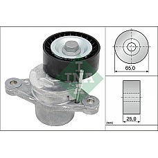 Intinzator.curea transmisie Multi-V belt tensioner DS DS 3 CITROEN BERLINGO BERLINGO MULTISPACE BERLINGO-MINIVAN C3 II C3 PEUGEOT 3008 (0U_), Dubita, 05.2009 - 12.2017 INA 534 0427 10