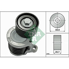 Intinzator.curea transmisie Multi-V belt tensioner MERCEDES C A205 C C205 C T-MODEL S205 C W205 GLC C253 GLC X253 S W222 V MERCEDES-BENZ C-CLASS (W205), Sedan, 07.2013 - INA 534 0591 10