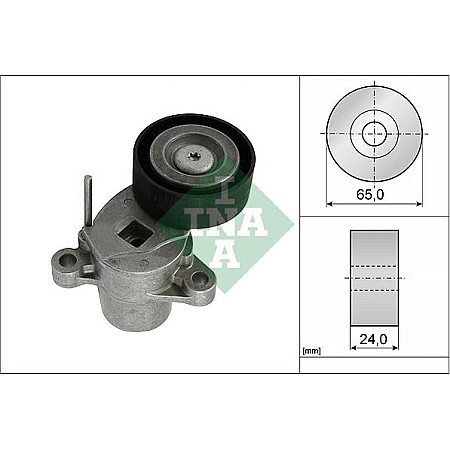 Intinzator.curea transmisie Multi-V belt tensioner FORD B-MAX C-MAX II ECOSPORT FIESTA VI FIESTA VII FOCUS III GRAND C-MAX FORD FOCUS III, Hatchback Van, 01.2011 - INA 534 0507 10