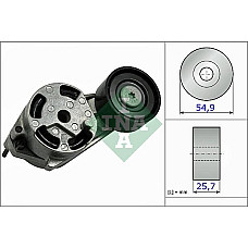 Intinzator.curea transmisie Multi-V belt tensioner BMW 1 F20 1 F21 3 F30 F80 3 F31 1.6 07.11- BMW 1 (5 door) II (F20), Hatchback, 07.2011 - 06.2019 INA 534 0516 10