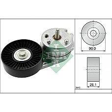 Intinzator.curea transmisie Multi-V belt tensioner LAND ROVER DISCOVERY III DISCOVERY IV RANGE ROVER IV RANGE ROVER SPORT LAND ROVER DISCOVERY III (L319), Crossover, 07.2004 - 09.2009 INA 534 0668 10